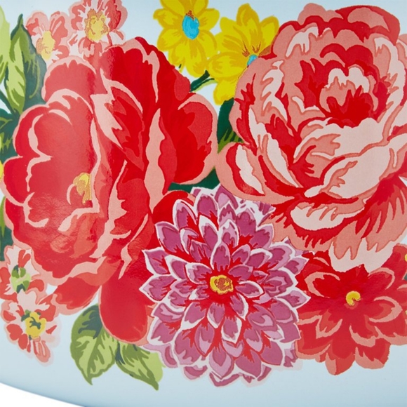 🌺 New Pioneer Woman Sweet Rose 6.4-Quart Enamel on Steel Dutch Oven with Lid - Picture 3 of 9